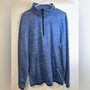 Avalanche Men's Blue Quarter-Zip Sweater